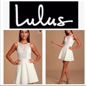 White lulus dress